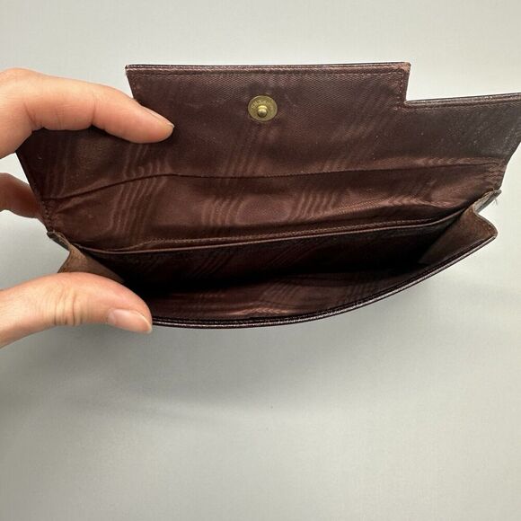 Vintage Princess Gardner Cowhide Wallet Brown - Picture 4 of 10